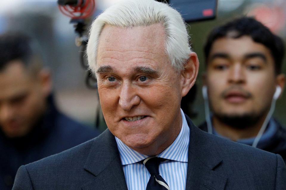 Roger Stone, former campaign adviser to US President Donald Trump (REUTERS)