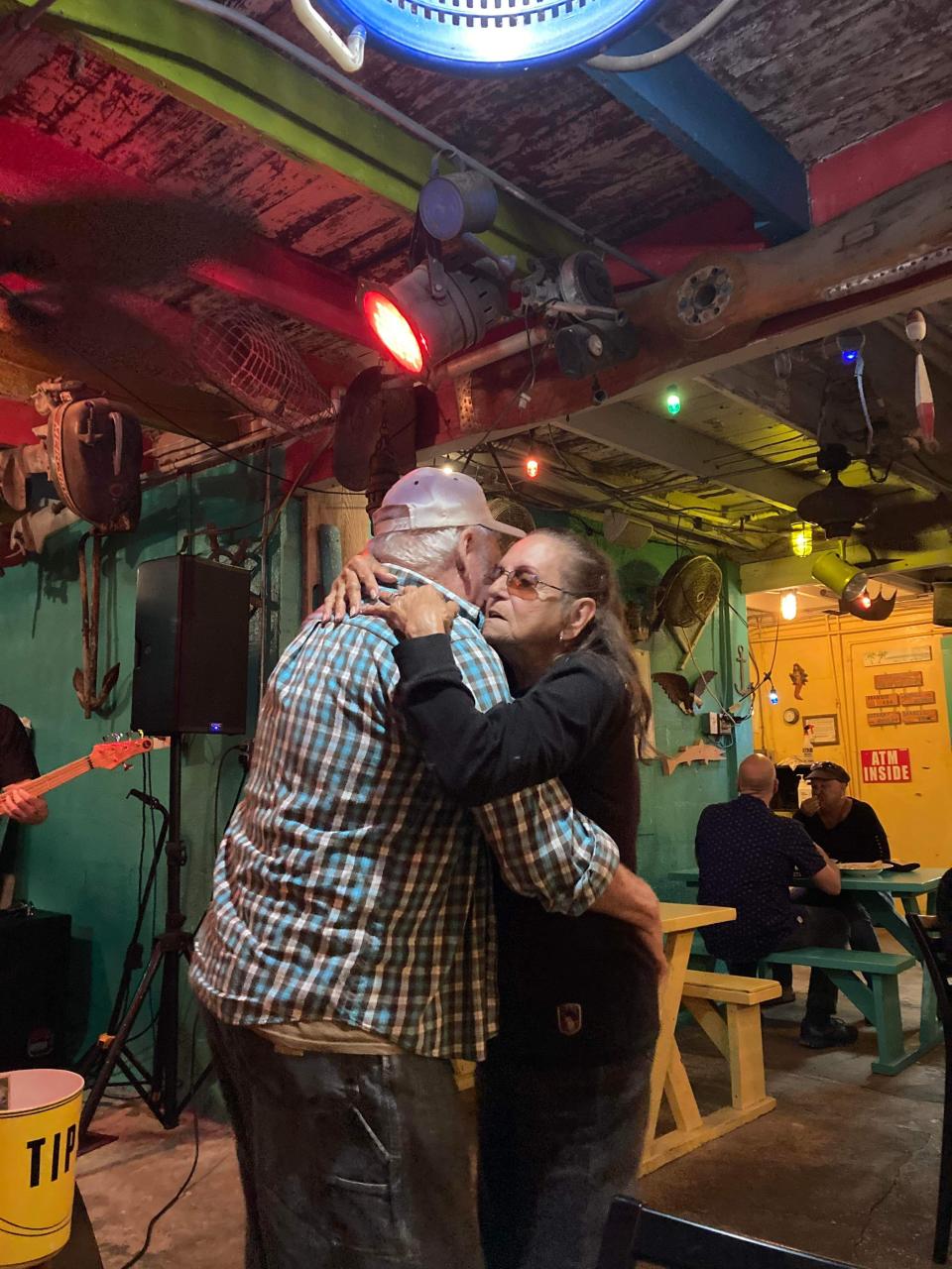 Marylou Sharp dancing with Butch Gay.