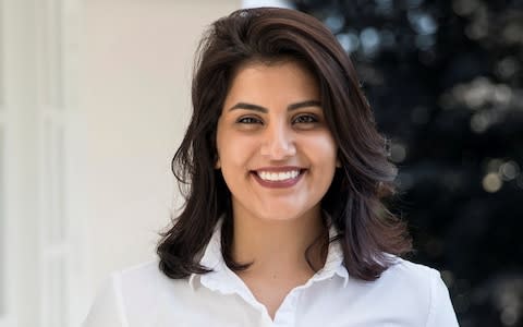 Saudi women's rights activist Loujain al-Hathloul was arrested last year after campaigning for the abolishment of male guardianship laws - Credit: Reuters