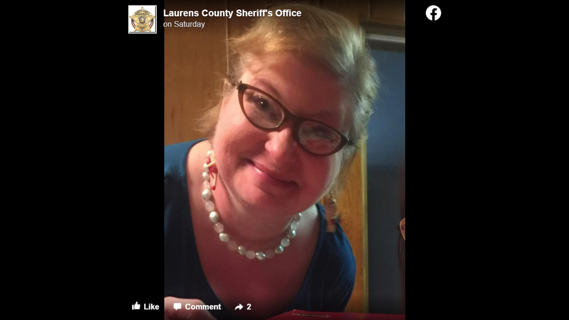Billie Jean Cross disappeared in 2021, South Carolina officials said. Laurens County Sheriff's Office Screen Grab