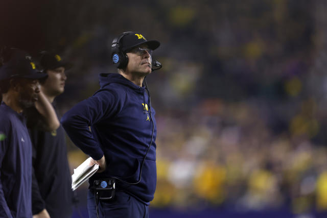 Jim Harbaugh: Tom Brady Deserves Statue at Michigan, 'Greatest of