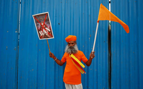 Some people believe the film should not be released - Credit: REUTERS/Abhishek N. Chinnappa