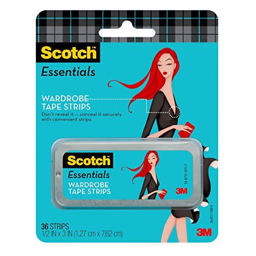 14) Scotch Essentials Wardrobe Tape Strip (36 Strips)