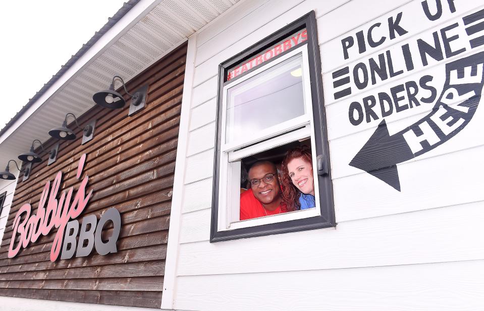 Octavius 'Tay' Sarah Nelson are the owners of Bobby's BBQ in Fountain Inn.