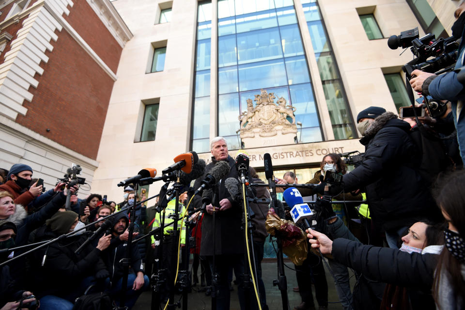 Julian Assange bail hearing in London