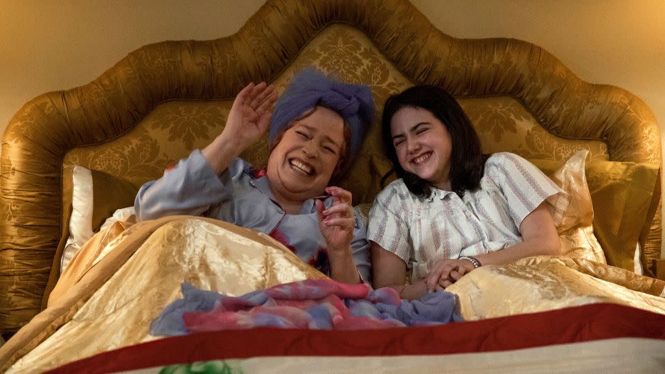 Kathy Bates as Sylvia Simon and Abby Ryder Fortson as Margaret Simon in 'Are You There God? It's Me, Margaret.' - Dana Hawley/Lionsgate