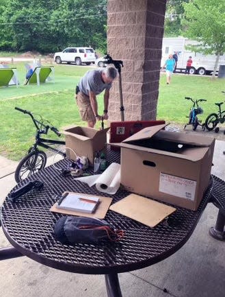 Nelson Shogren has been involved with the annual Bike-A-Palooza event that includes free bike repairs and distribution of bike helmets.