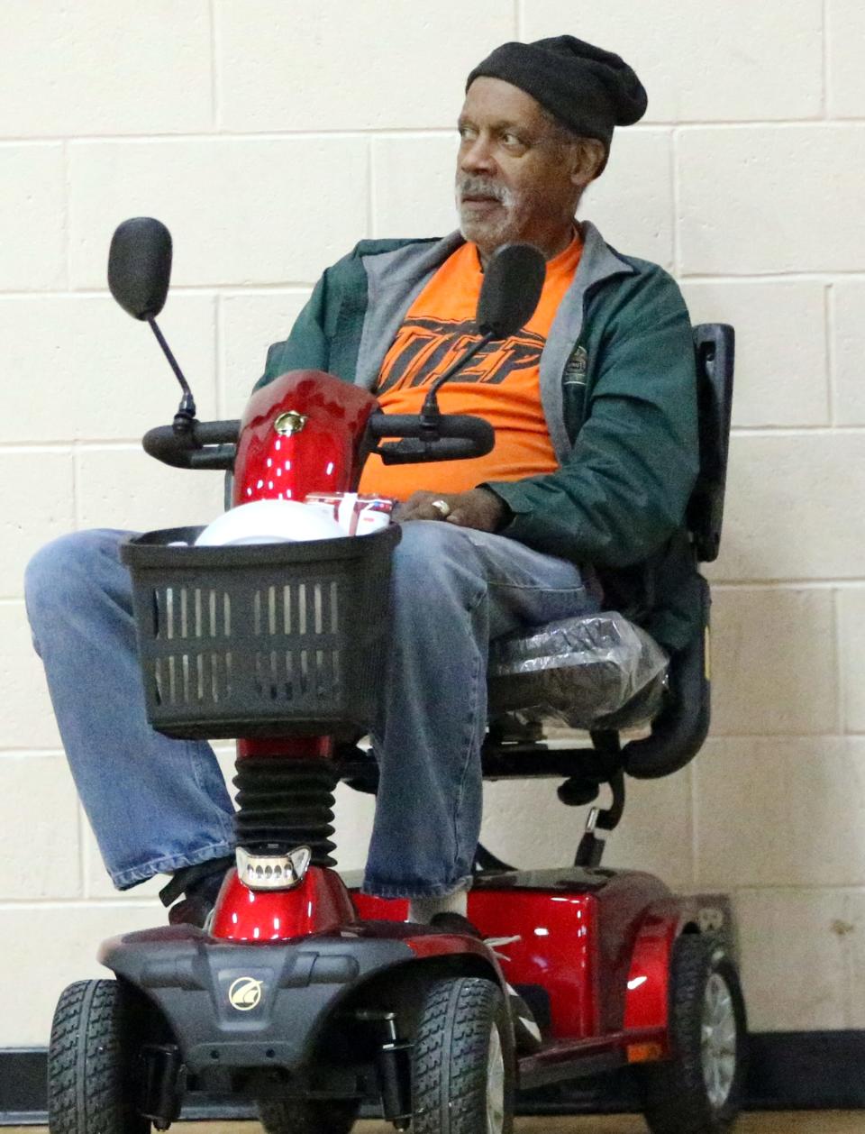 Former 1966 Texas Western College basketball player Willie Cager at McDonald’s Classic basketball tournament on Dec. 7, 2018