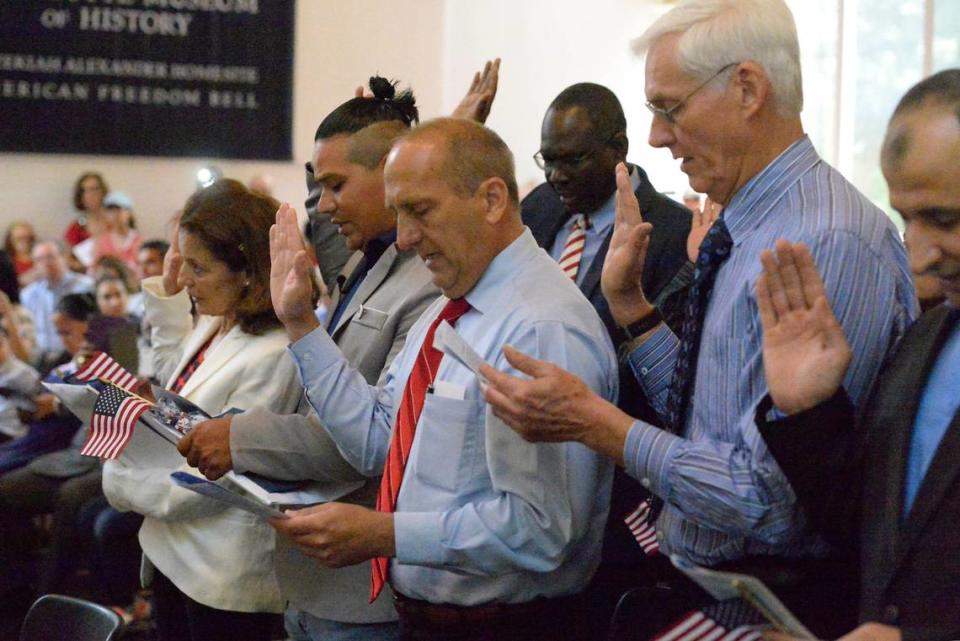 The Charlotte Museum of History on Monday will hold a U.S. Oath & Naturalization Ceremony for new U.S. citizens for the first time since 2019.