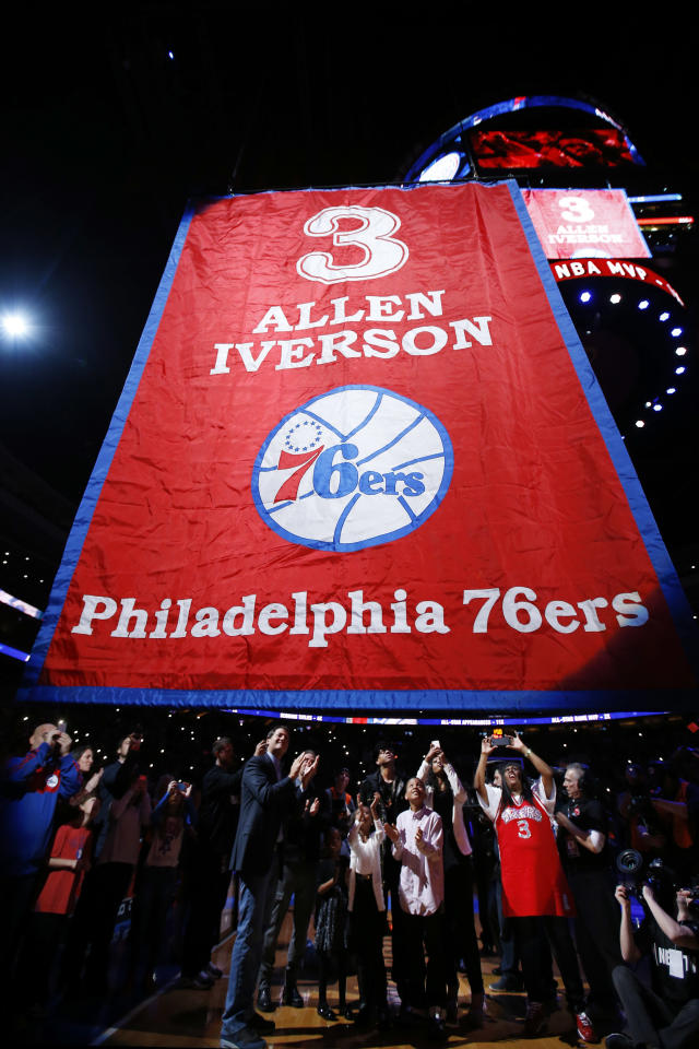 The Philadelphia 76ers will retire Allen Iverson's jersey on March 1