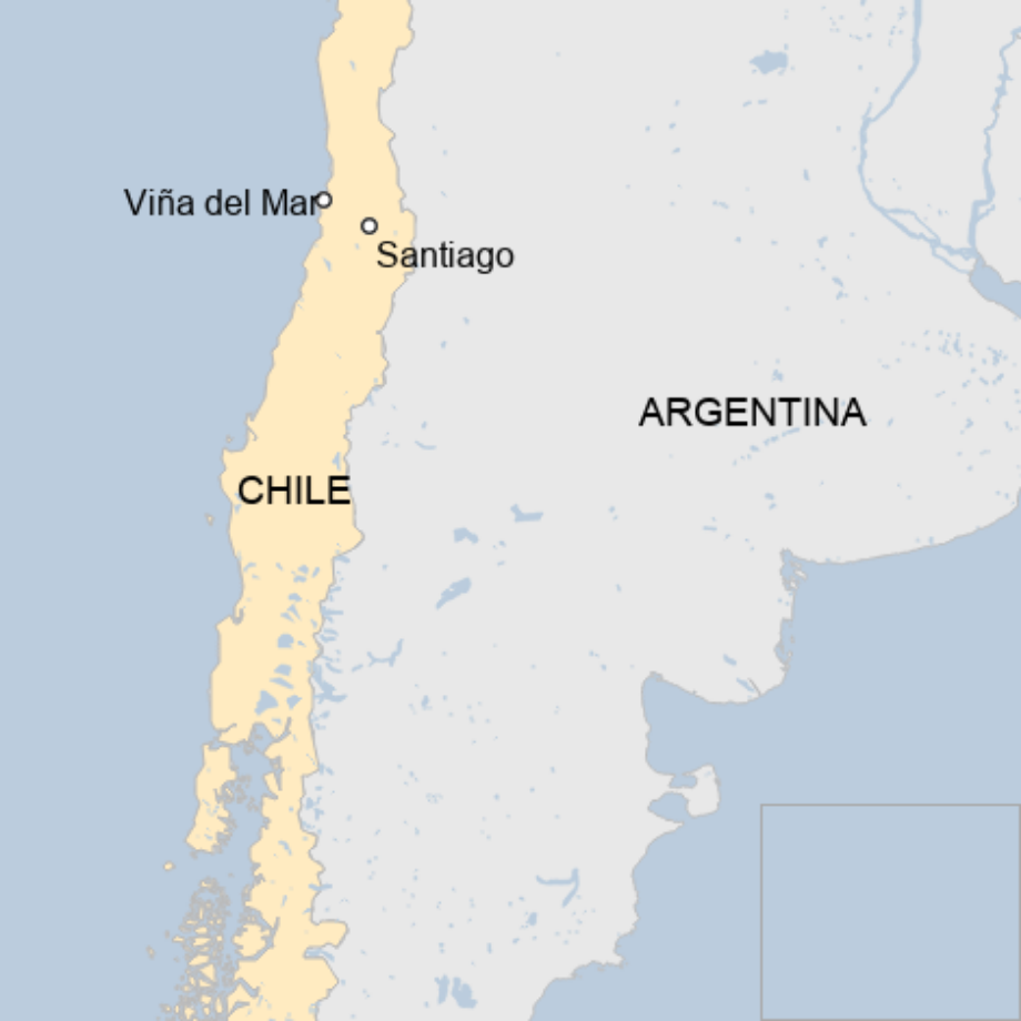 Map: Mapa de Viña del Mar, Chile