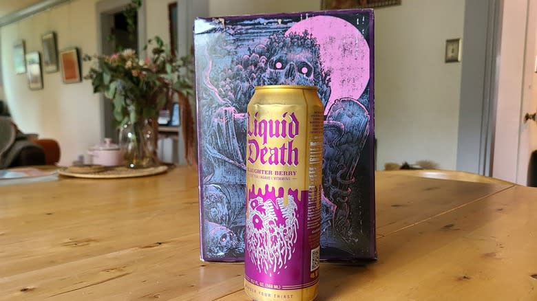 can of liquid death slaughter berry