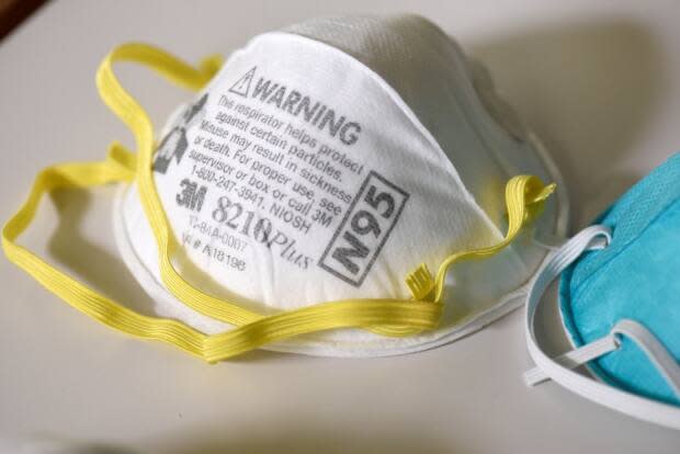 Ontario's health ministry is scrambling to track down counterfeit N95 respirators that were sent out from the province's stockpile, it announced Friday. (Nicholas Pfosi/Reuters - image credit)