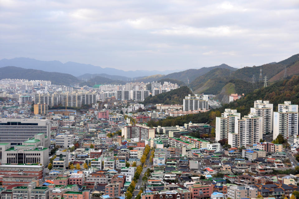 View of Gwangju city