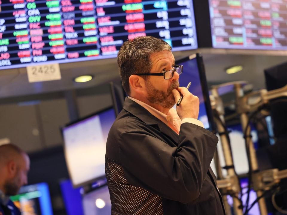 Trader at the NYSE