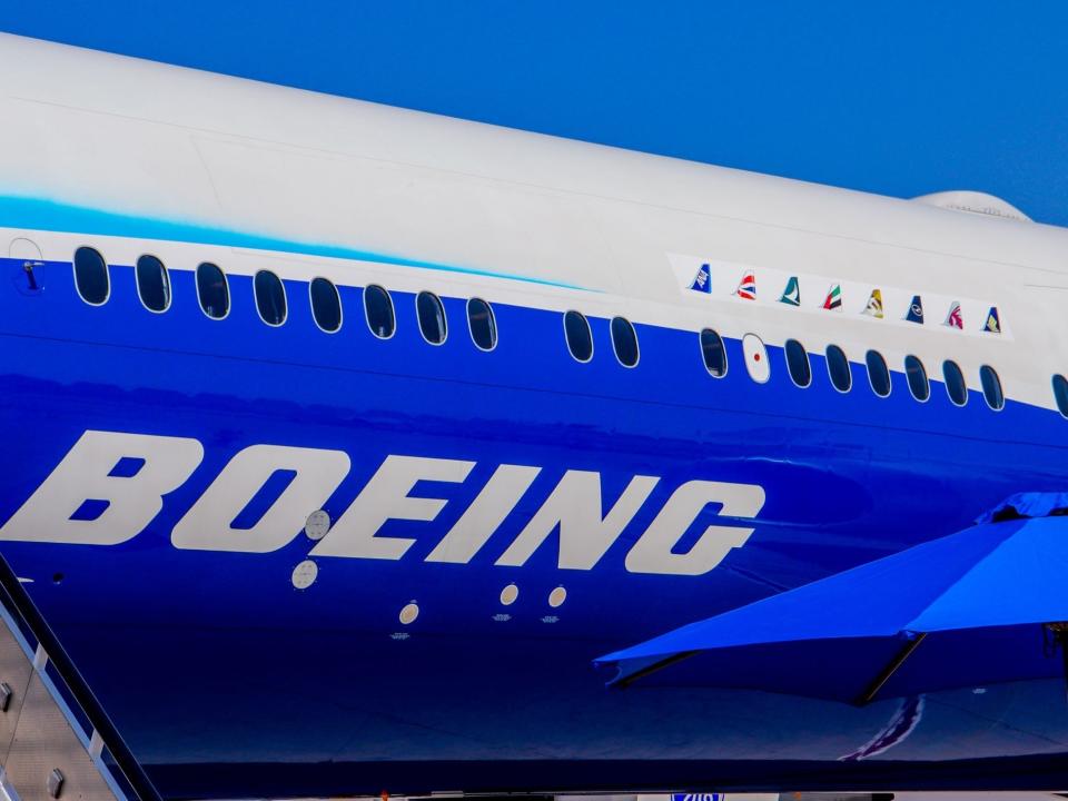 Boeing 777X at Dubai Airshow 2021