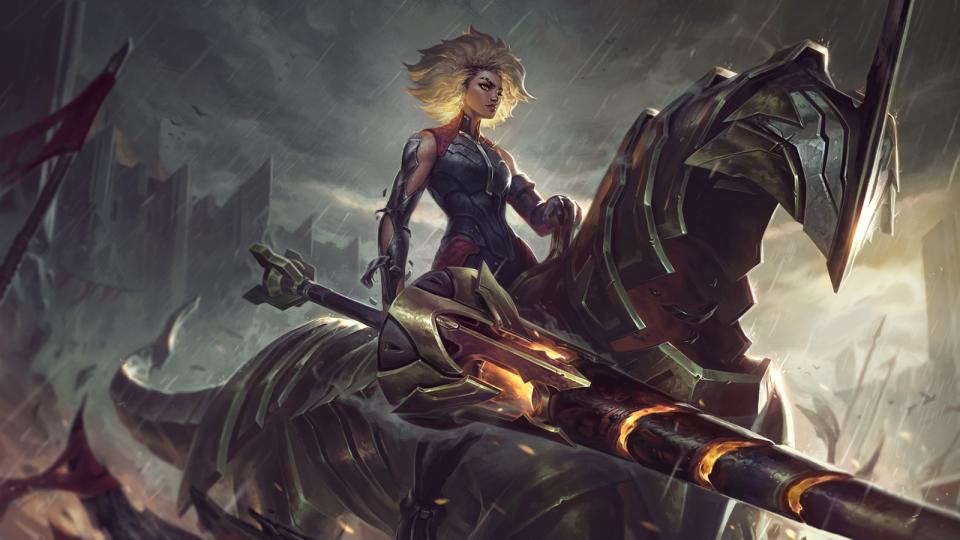 Rell has been a sleeper for years, but her rework has unbenched the Iron Maiden from Pro-play. (Photo: Riot Games)