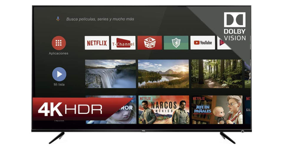 Smart TV de 65" de TCL - Foto: Amazon.com.mx