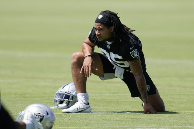 Raiders FS Trevon Moehrig playing with first team at practice