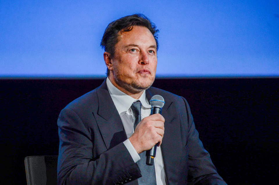 Tesla founder Elon Musk attends Offshore Northern Seas 2022 in Stavanger, Norway August 29, 2022. NTB/Carina Johansen via REUTERS   ATTENTION EDITORS - THIS IMAGE WAS PROVIDED BY A THIRD PARTY. NORWAY OUT. NO COMMERCIAL OR EDITORIAL SALES IN NORWAY.

