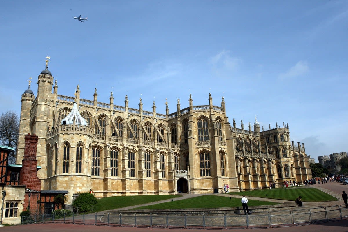 The majority of those attending St George’s Chapel will not have been at the funeral service at Westminster Abbey (Steve Parsons/PA) (PA Wire)