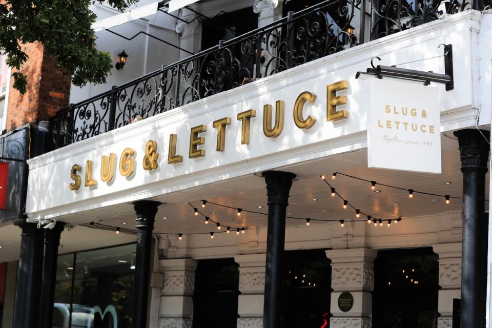 Slug and Lettuce owner Stonegate said it will open pubs on Monday (Mike Egerton/PA) (PA Archive)