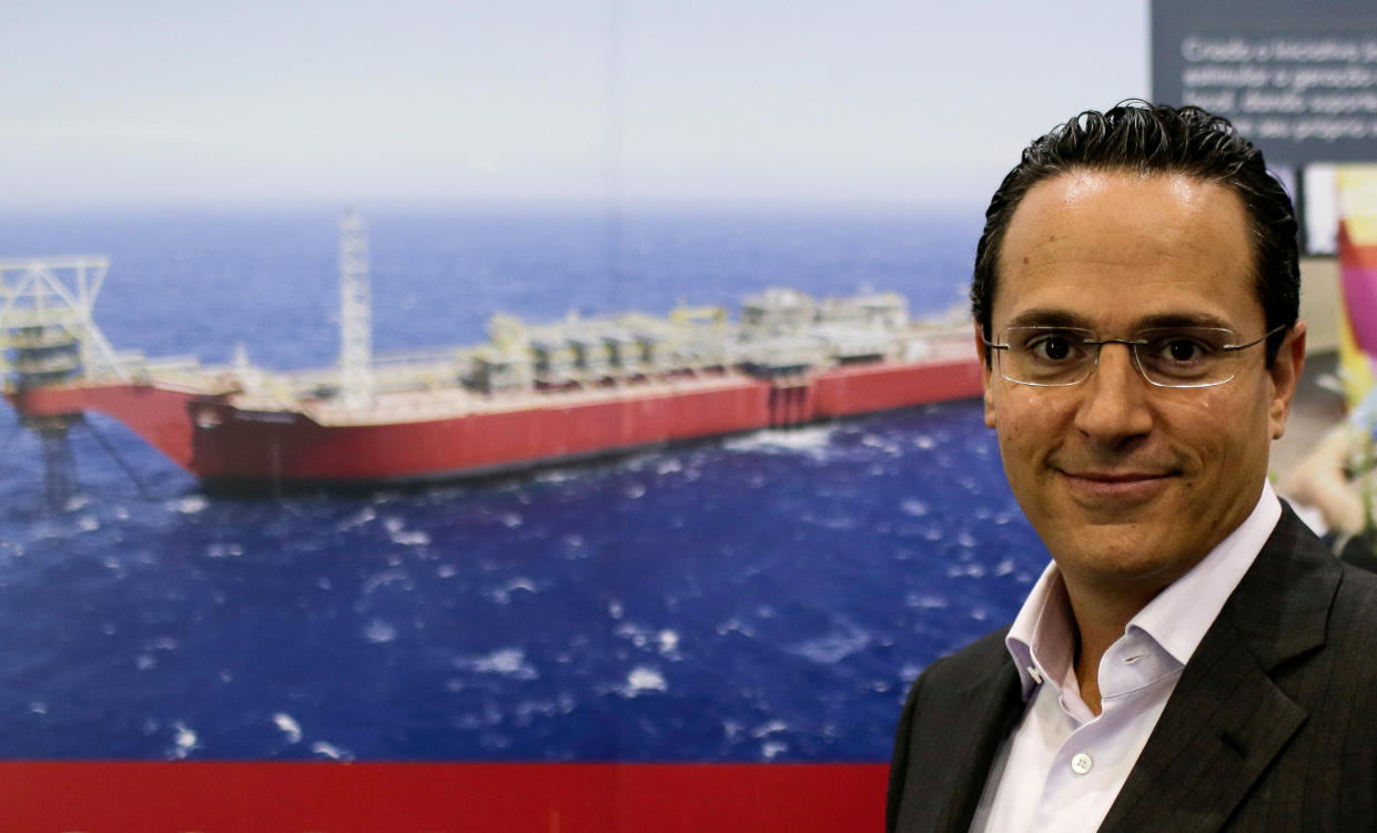 Wael Sawan, Executive Vice President for Shell's deepwater division, poses for a picture before an interview for Reuters during an oil conference in Rio de Janeiro, Brazil October 24, 2017. Picture take October 24, 2017. REUTERS/Bruno Kelly