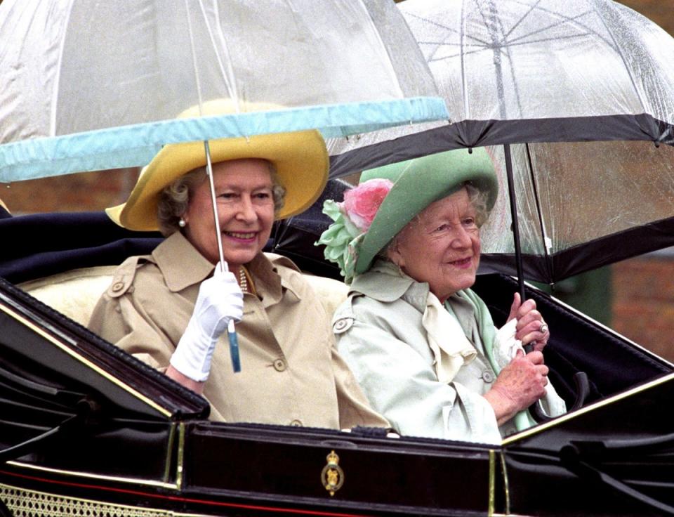 Queen Elizabeth II, pictured in 1997 along with the Queen Mother (PA)