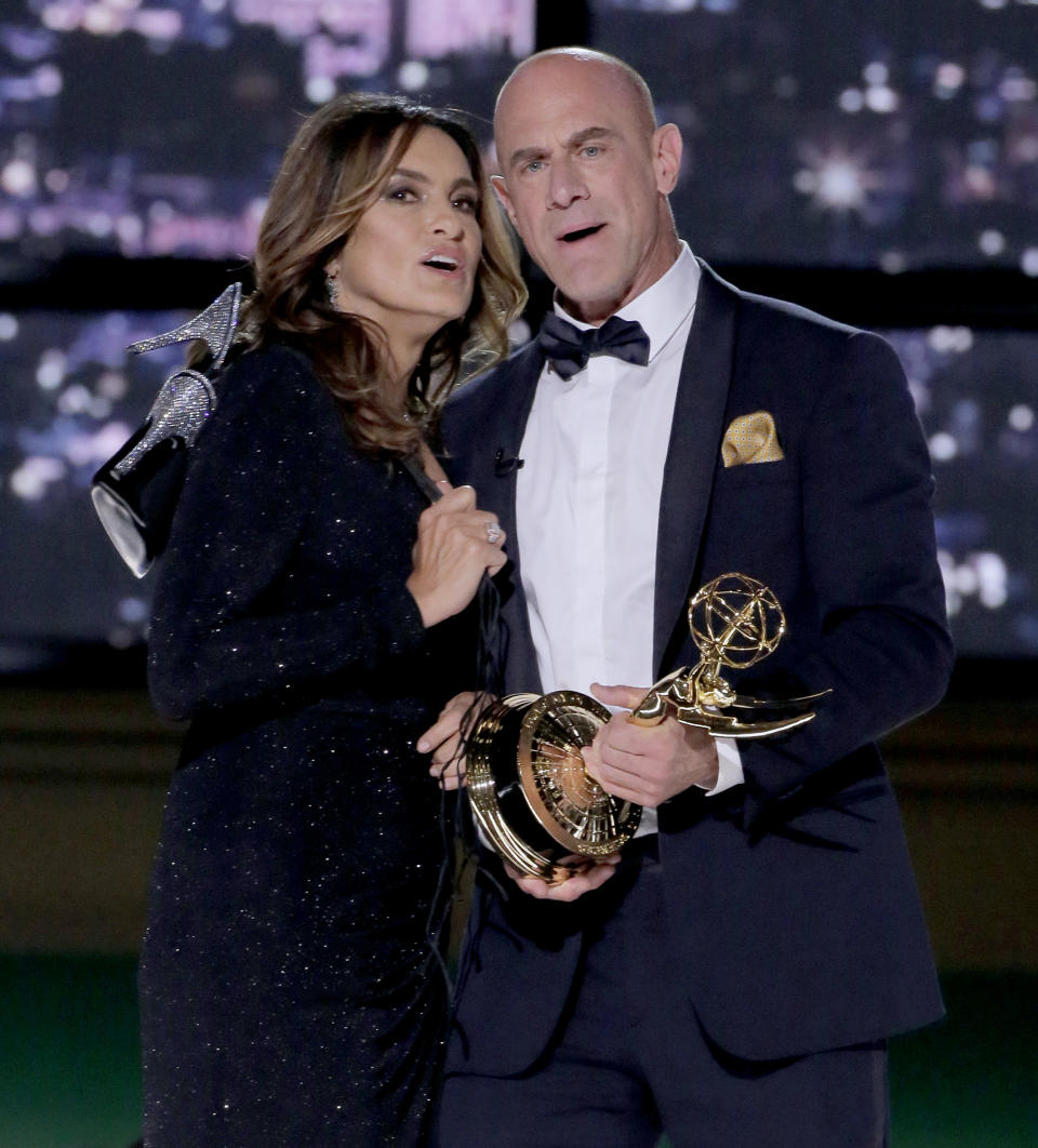 Mariska Hargitay and Chris Meloni (Chris Haston/NBC / NBC via Getty Images)