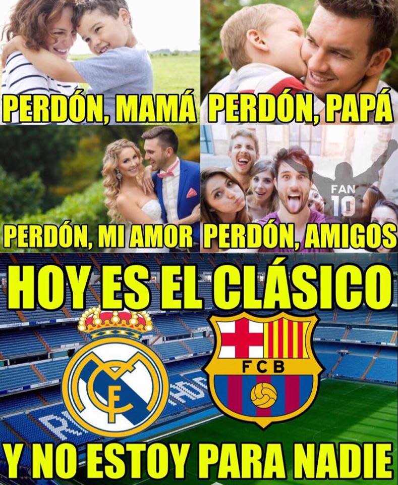 Los memes del Real Madrid vs Barcelona