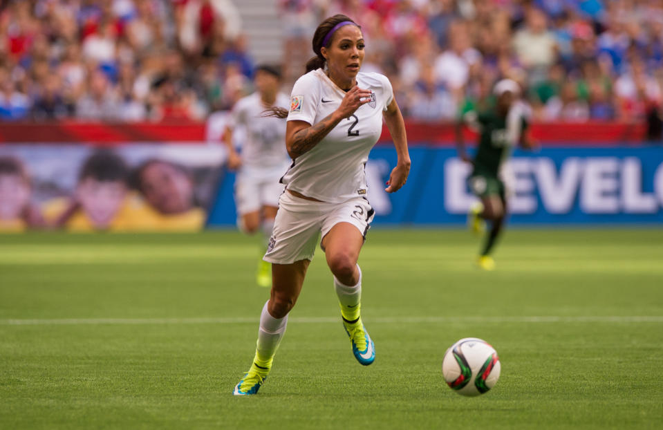 Former USWNT forward Sydney Leroux Dwyer wasn't going to miss the United States' World Cup win against France on Friday, even if the game was just hours after she gave birth to her second child.