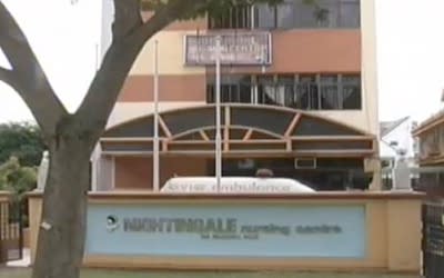 Nightingale Nursing Home is meeting with residents' families to reassure them after footage of their mistreatment of a resident is shown. (Channel 8 image)