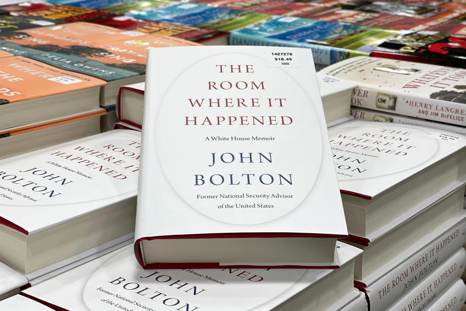 Image: John Bolton book (Chris Delmas / AFP - Getty Images file)