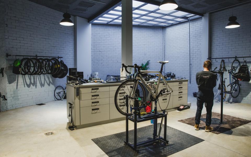 The Service Course bike shop Girona - Credit: Brodie Vissers