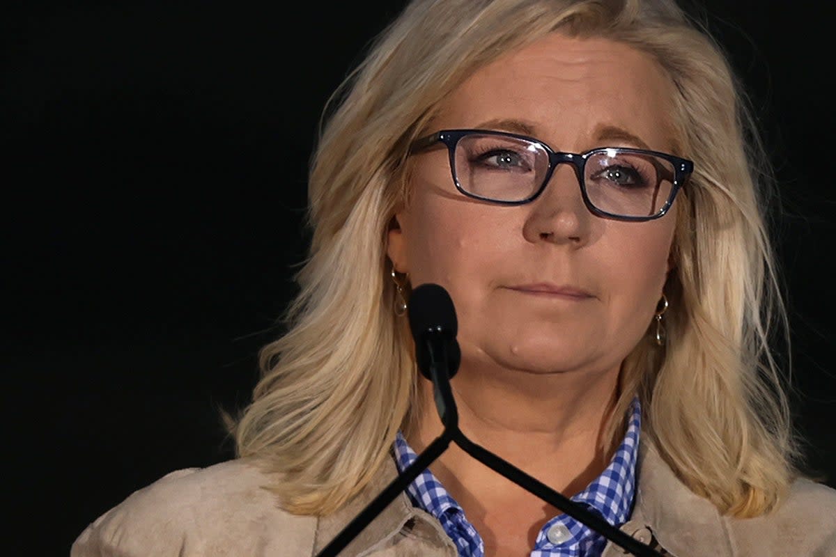 Liz Cheney could have easily won the Wyoming primary but refused to perpetuate Donald Trump’s ‘big lie’  (Getty)