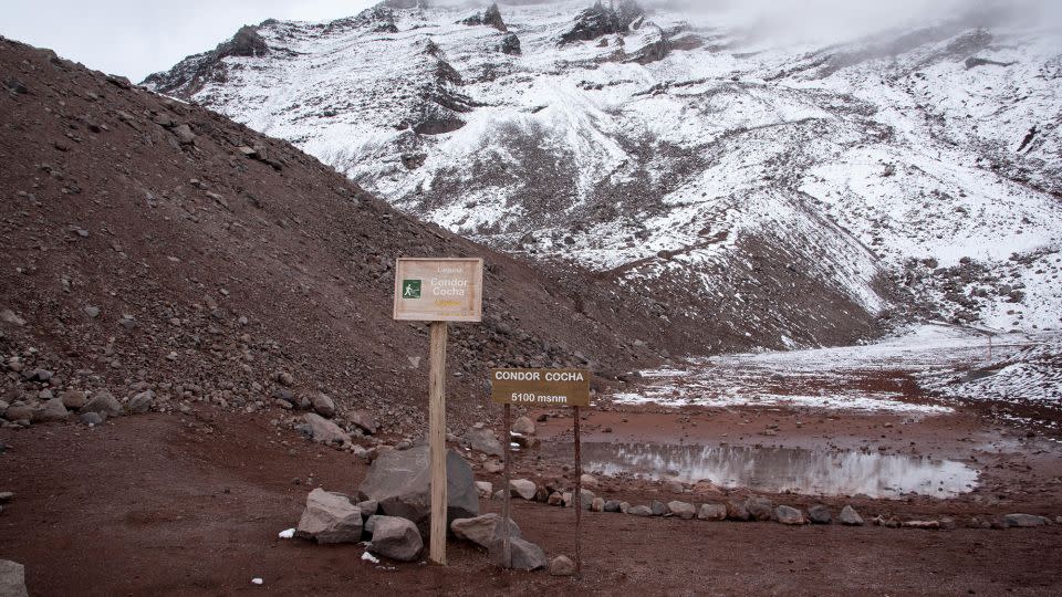 The route up Mount Chimborazo is less punishing than the 