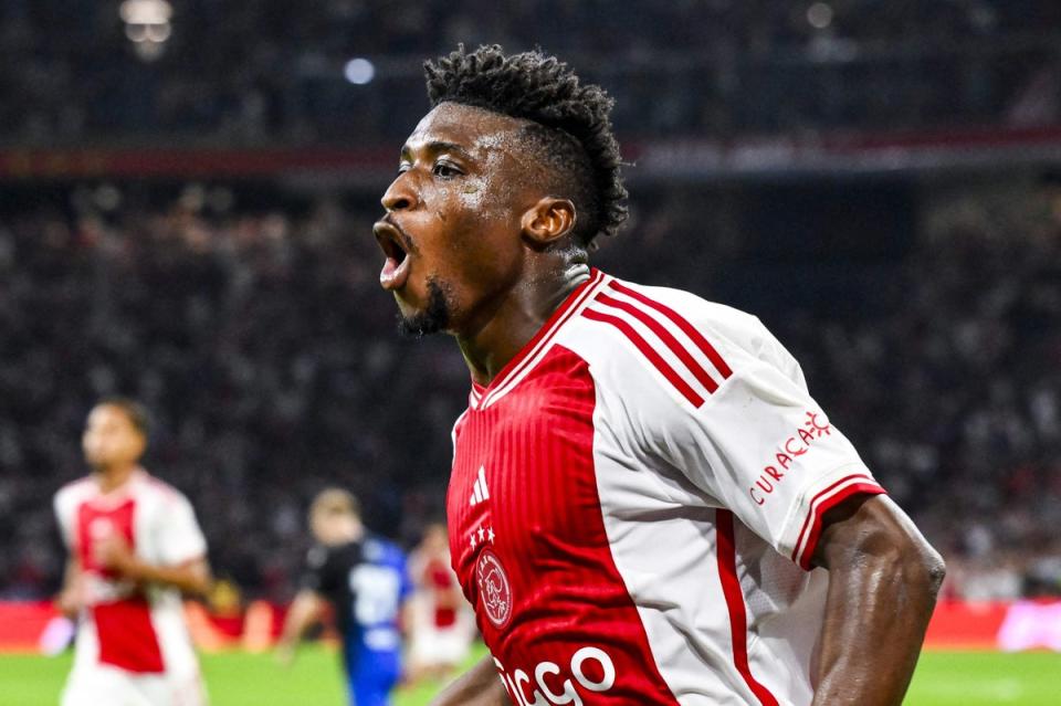 Premier League-bound: West Ham are in advanced talks over signing Ajax’s Mohammed Kudus (ANP/AFP via Getty Images)