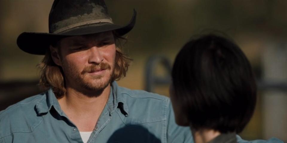 Kayce Dutton (Luke Grimes) in "Yellowstone" season five, episode eight.