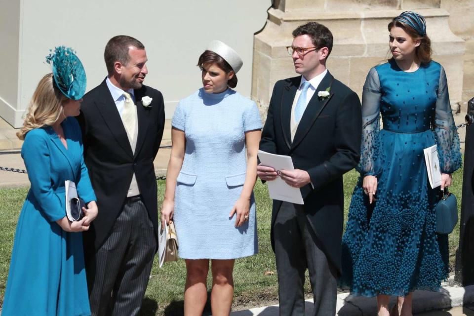 May 19, 2018: Princess Eugenie and Jack Brooksbank attend Prince Harry's wedding