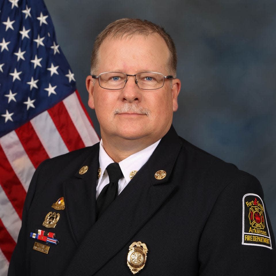 Fort Smith Fire Chief Phil Christensen died of cancer, city officials reported Saturday, Feb. 11, 2023.