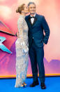 <p>Rita Ora gives Taika Waititi a kiss at the <em>Thor: Love and Thunder</em> premiere in London on July 5. </p>