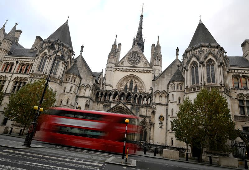 FILE PHOTO: General view of the High Court in London