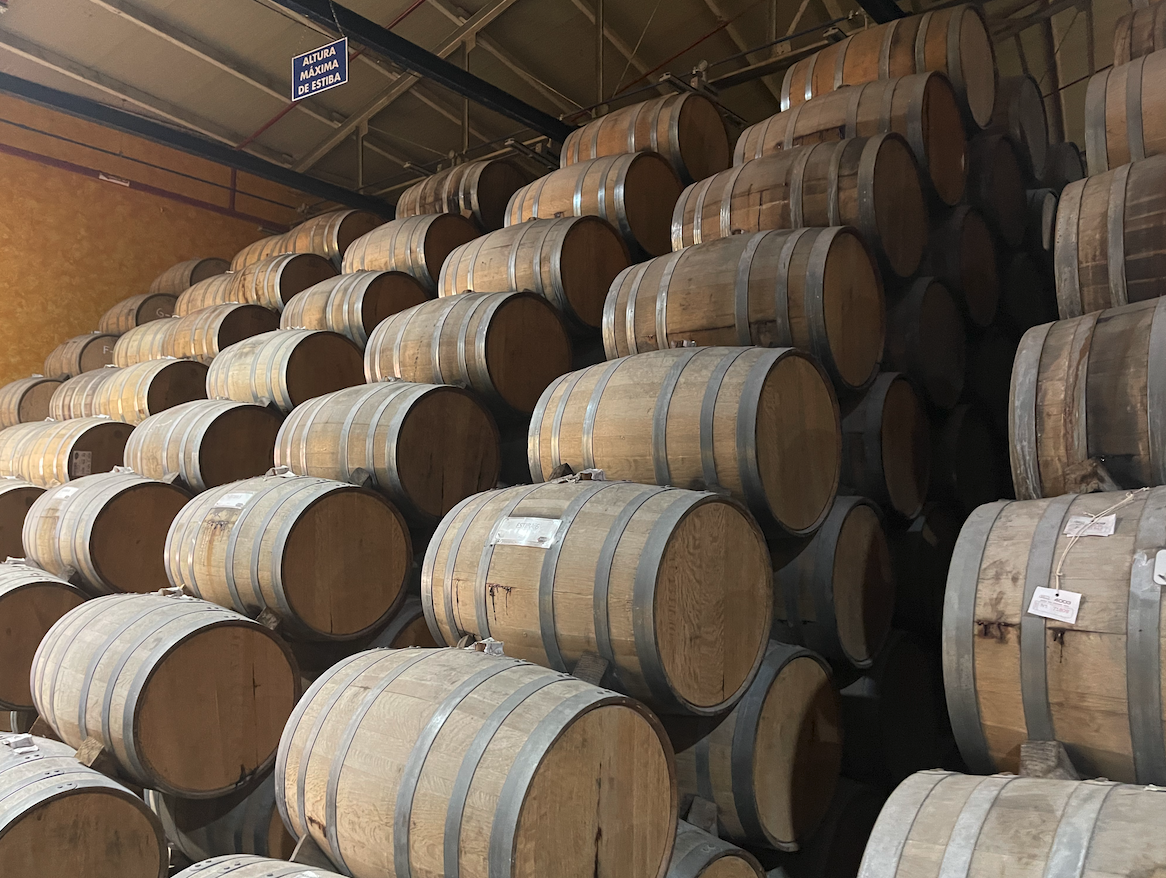 Tequila is aged in barrels before being bottled and distributed. (Photo: Josie Maida)