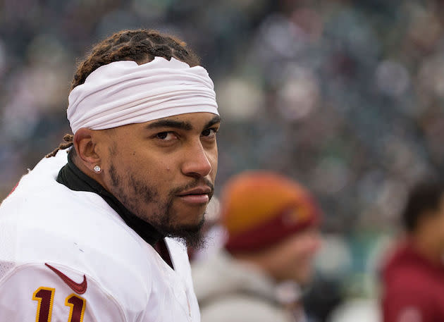 Unrestricted free agent, DeSean Jackson, could return to a WR2 level with a new employer. (Getty) 