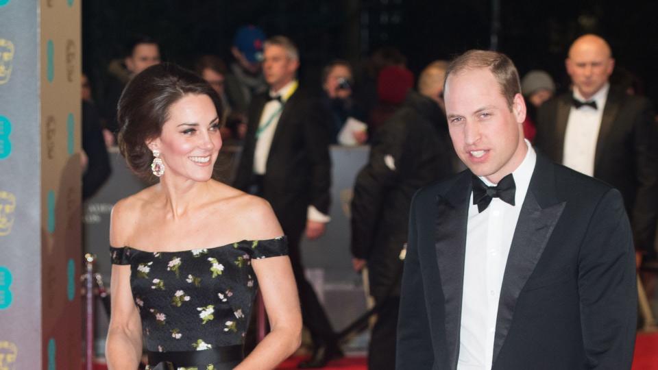 Princess Kate and Prince William at the BAFTAs