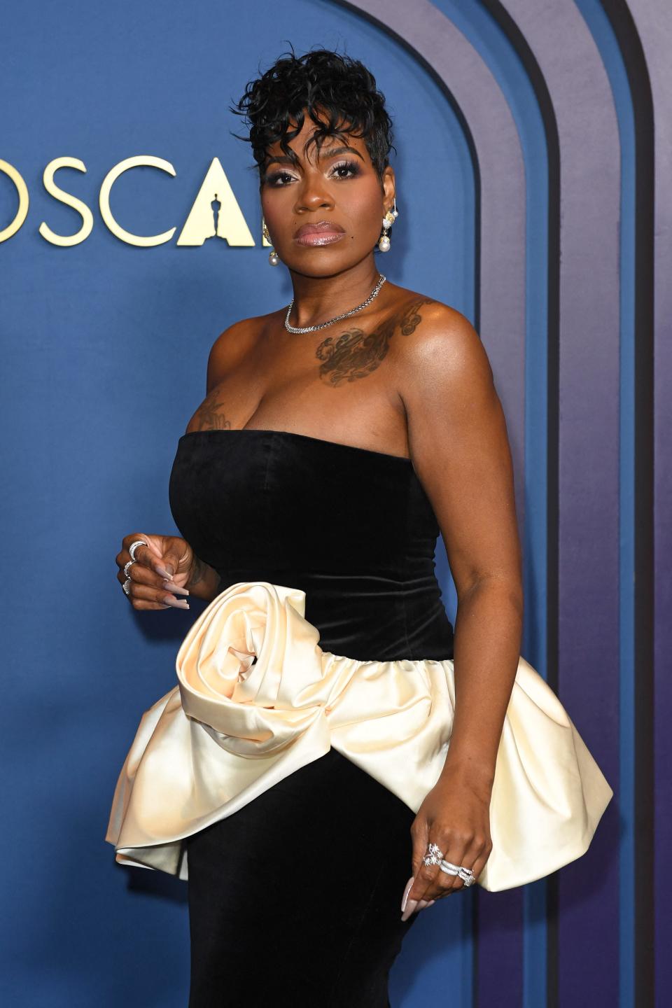 Fantasia Barrino arrives at the Governors Awards in Los Angeles Tuesday.