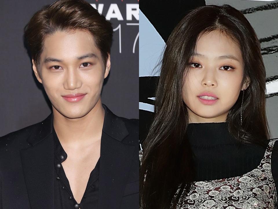 exo kai and blackpink jennie