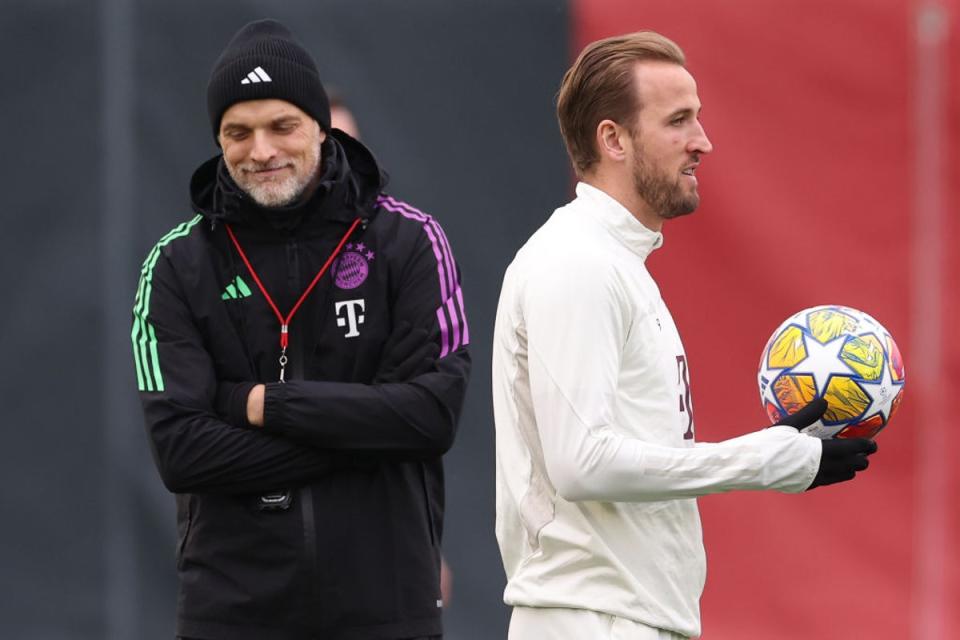 Tuchel and Harry Kane are taking on Real Madrid in the Champions League (Getty Images)