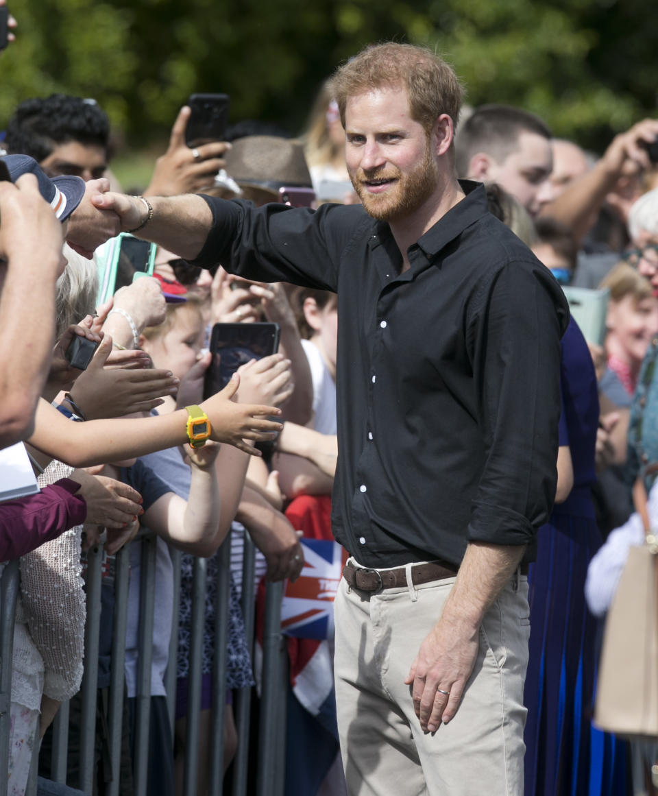 It turns out the boy hadn’t travelled far, as his mother was nearby, standing at the front of the railing. Photo: Getty Images