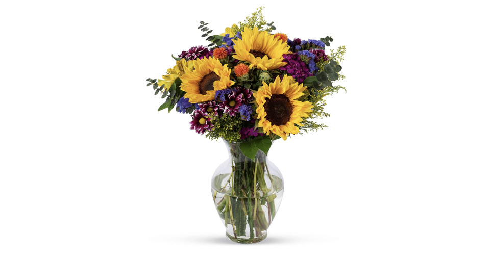 <p><strong>Benchmark Bouquets</strong></p><p>amazon.com</p><p><a href="https://www.amazon.com/dp/B00KWX688S?tag=syn-yahoo-20&ascsubtag=%5Bartid%7C10050.g.4217%5Bsrc%7Cyahoo-us" rel="nofollow noopener" target="_blank" data-ylk="slk:Shop Now;elm:context_link;itc:0;sec:content-canvas" class="link ">Shop Now</a></p><p>These days, you can order almost anything on Amazon—and that includes freshly cut flowers for Mother's Day! If you have Prime, these beautiful blooms by Benchmark Bouquets can make it into Mom's hands within a day. The best part? These bouquets are incredibly well-priced, with the majority coming in at under $50. They offer full mixed bouquets, duos, and single bloom bouquets. </p>